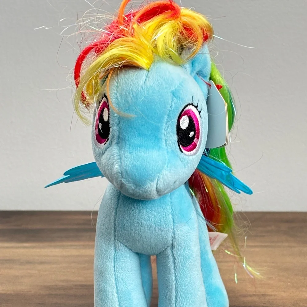 TY Beanie Sparkle My Little Pony Rainbow Dash Plush Unicorn Stuffed Toy 2016 NWT
